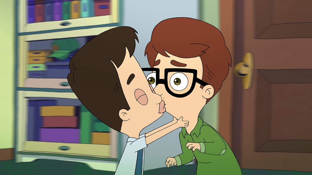 Big Mouth beso gay